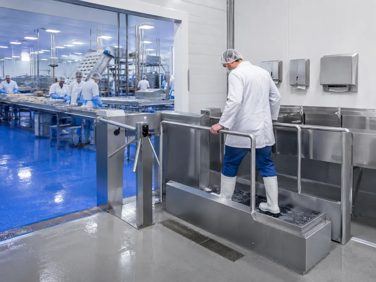 Food processing hygiene environment