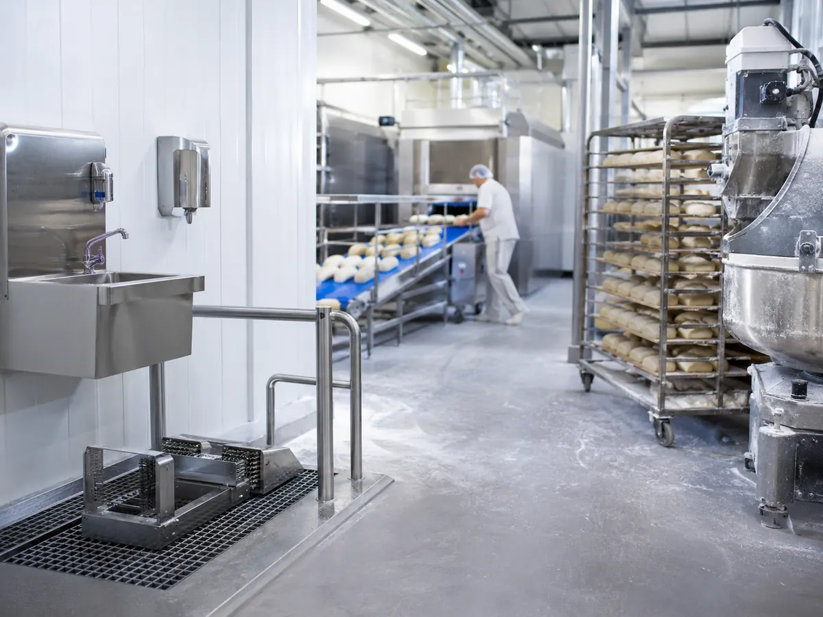 Industrial bakery hygiene environment
