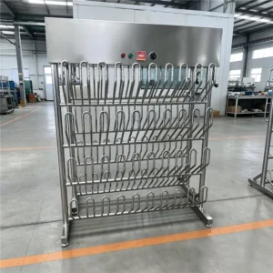 20-Pair Curved-Tube Boot Drying Rack – Motor on Top image 2