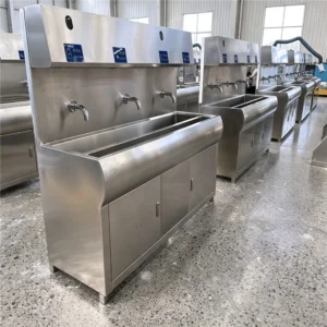 Estação inteligente de lavagem de mãos com três postos image 4