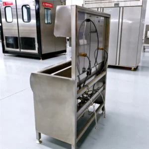 Two-Station Cabinet Hand-Washing Sink – Square Basin image 5