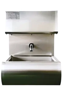 Wall-Mounted Single-Station Hand-Washing Sink – Simple Type image 2