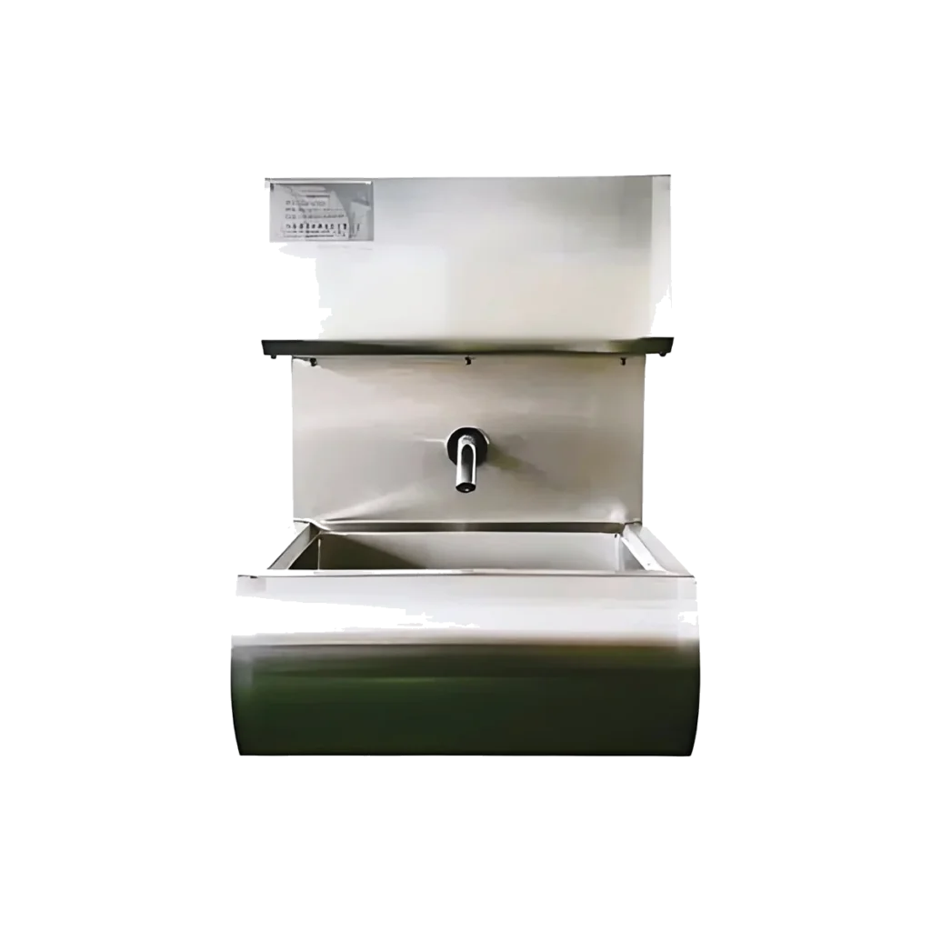 Wall-Mounted Single-Station Hand-Washing Sink – Simple Type