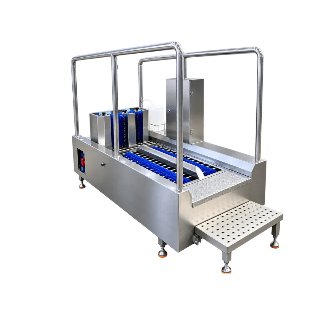Channel-Type Boot Sole & Upper Washing Machine