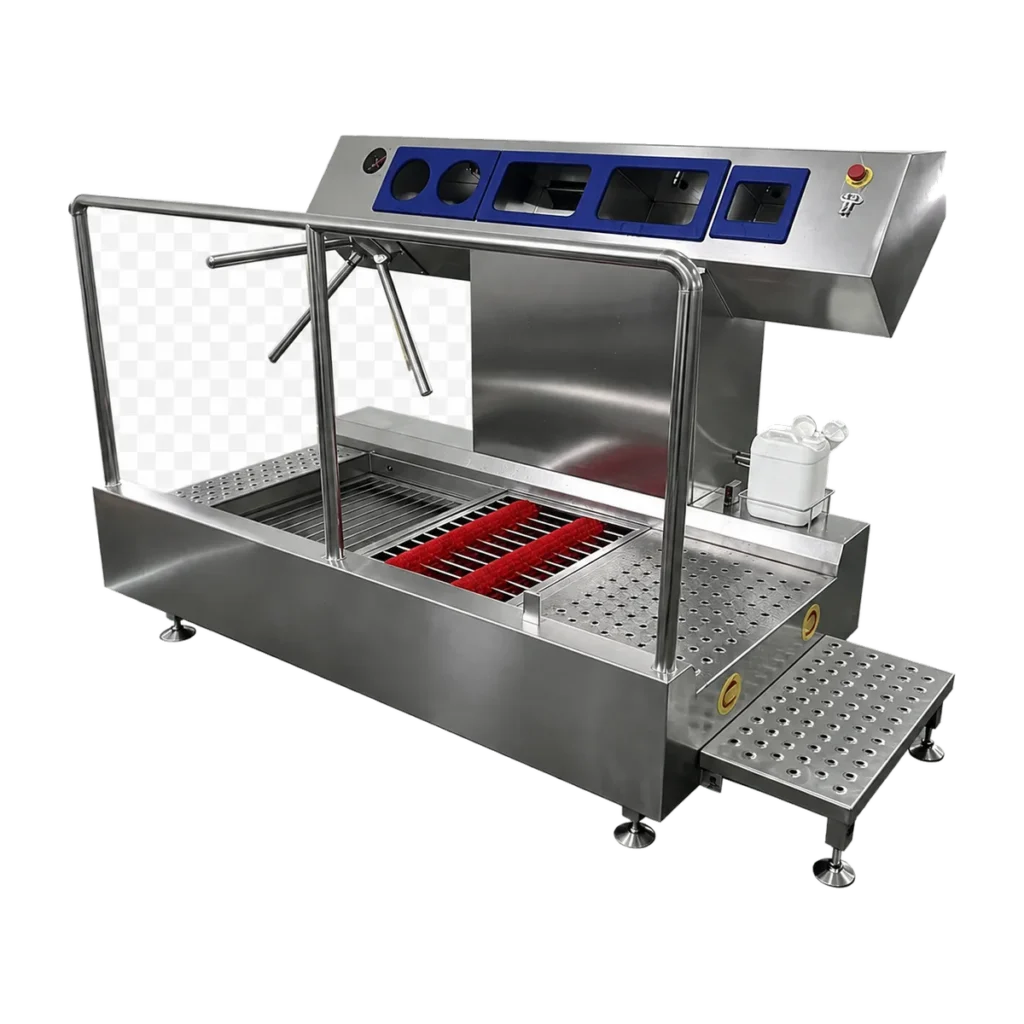 Boot Sole Disinfection Integrated Unit with Disinfection Pool