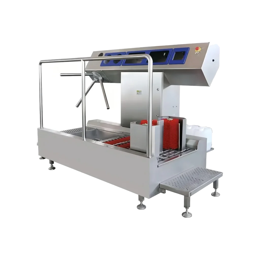 New Integrated Boot Washing, Hand Washing & Disinfection Access Control Unit with Pool