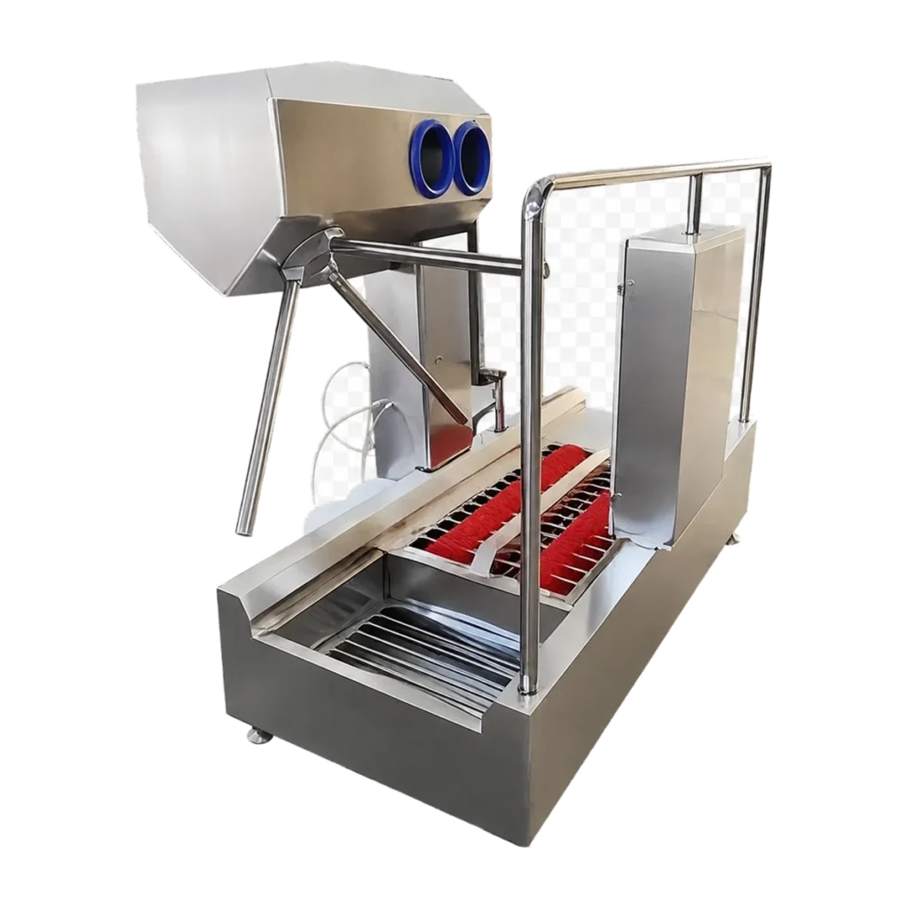 Boot Sole Washing, Hand Washing & Disinfection Access Control Unit – Model 14
