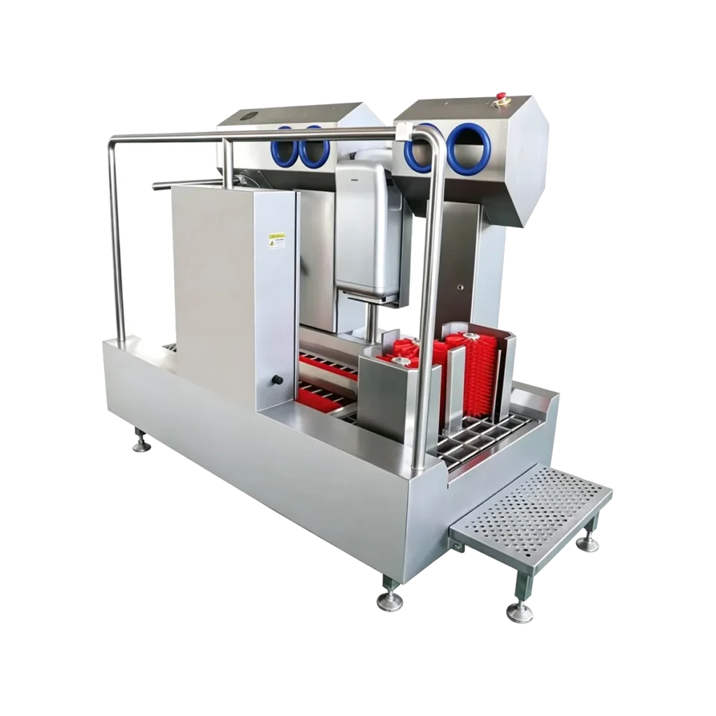 Integrated Boot Washing, Hand Washing & Disinfection Access Control Unit – Model 12